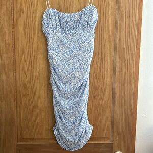 Princess Polly, mini dress floral blue, worn once.